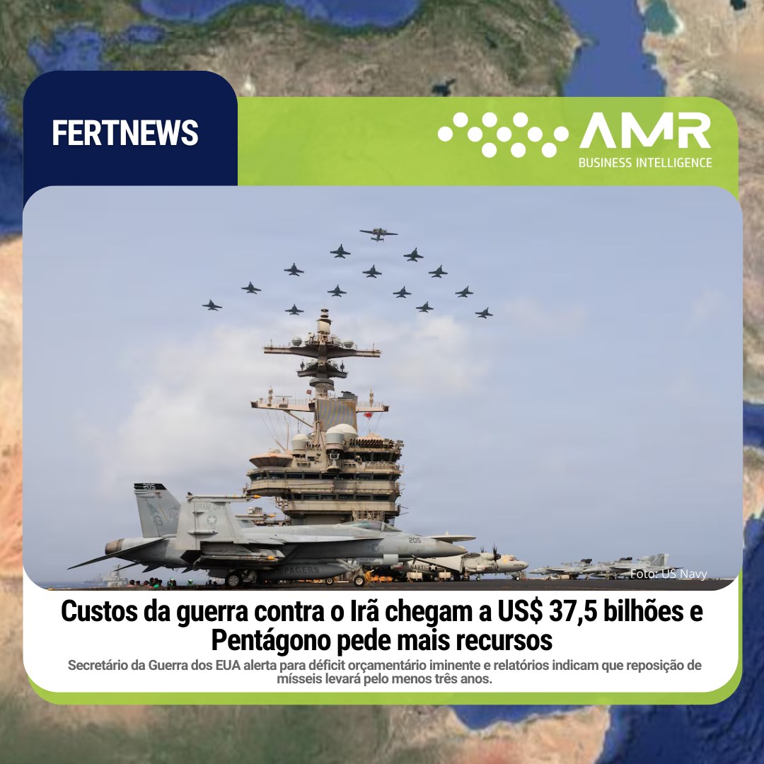 Capa da postagem Custos da guerra contra o Irã chegam a US$ 37,5 bilhões e Pentágono pede mais recursos