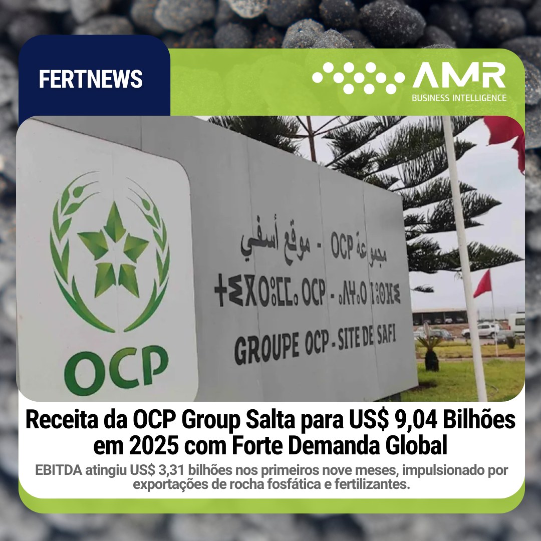 Capa da postagem Receita da OCP Group Salta para US$ 9,04 Bilhões em 2025 com Forte Demanda Global