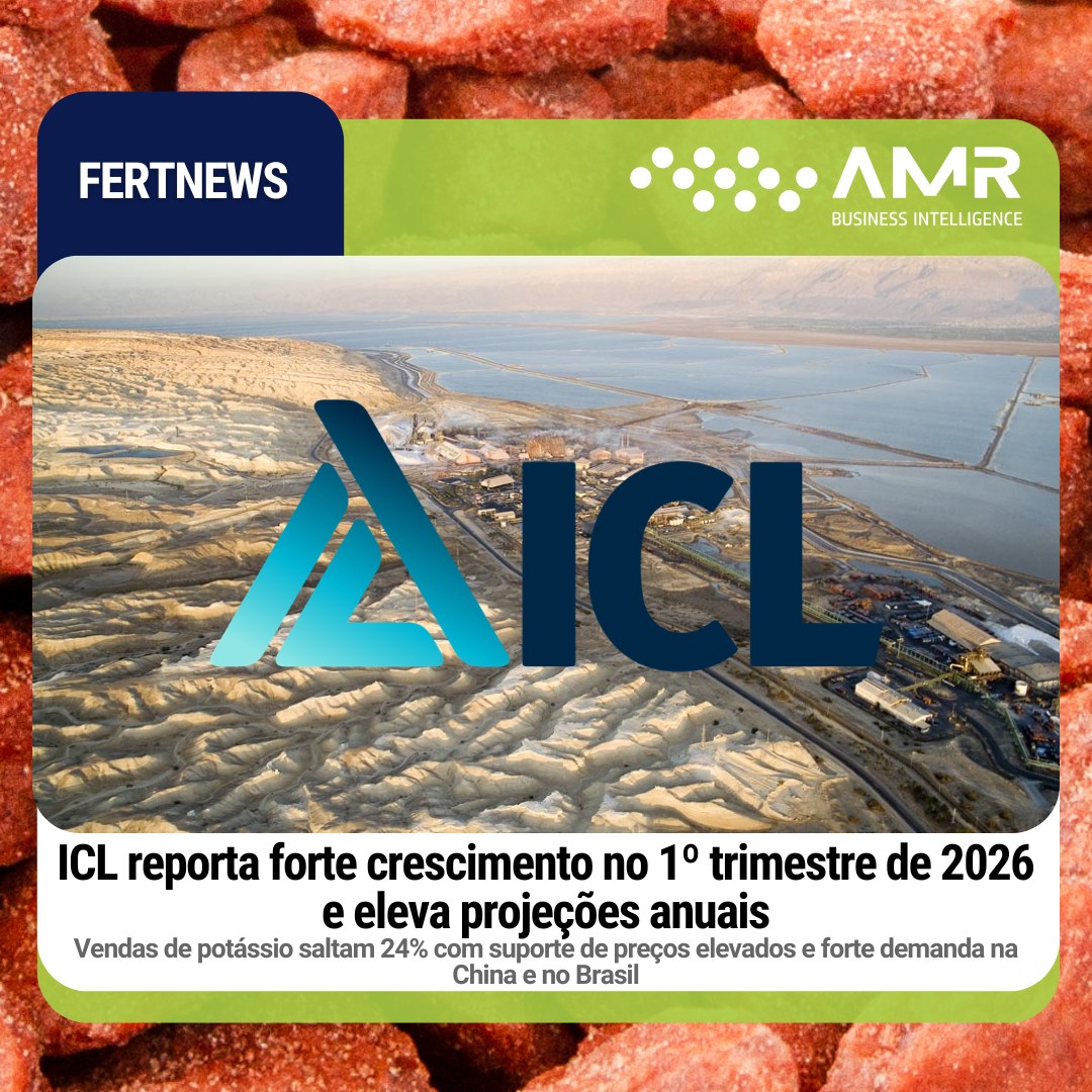 Capa da postagem ICL reporta forte crescimento no 1º trimestre de 2026 e eleva projeções anuais