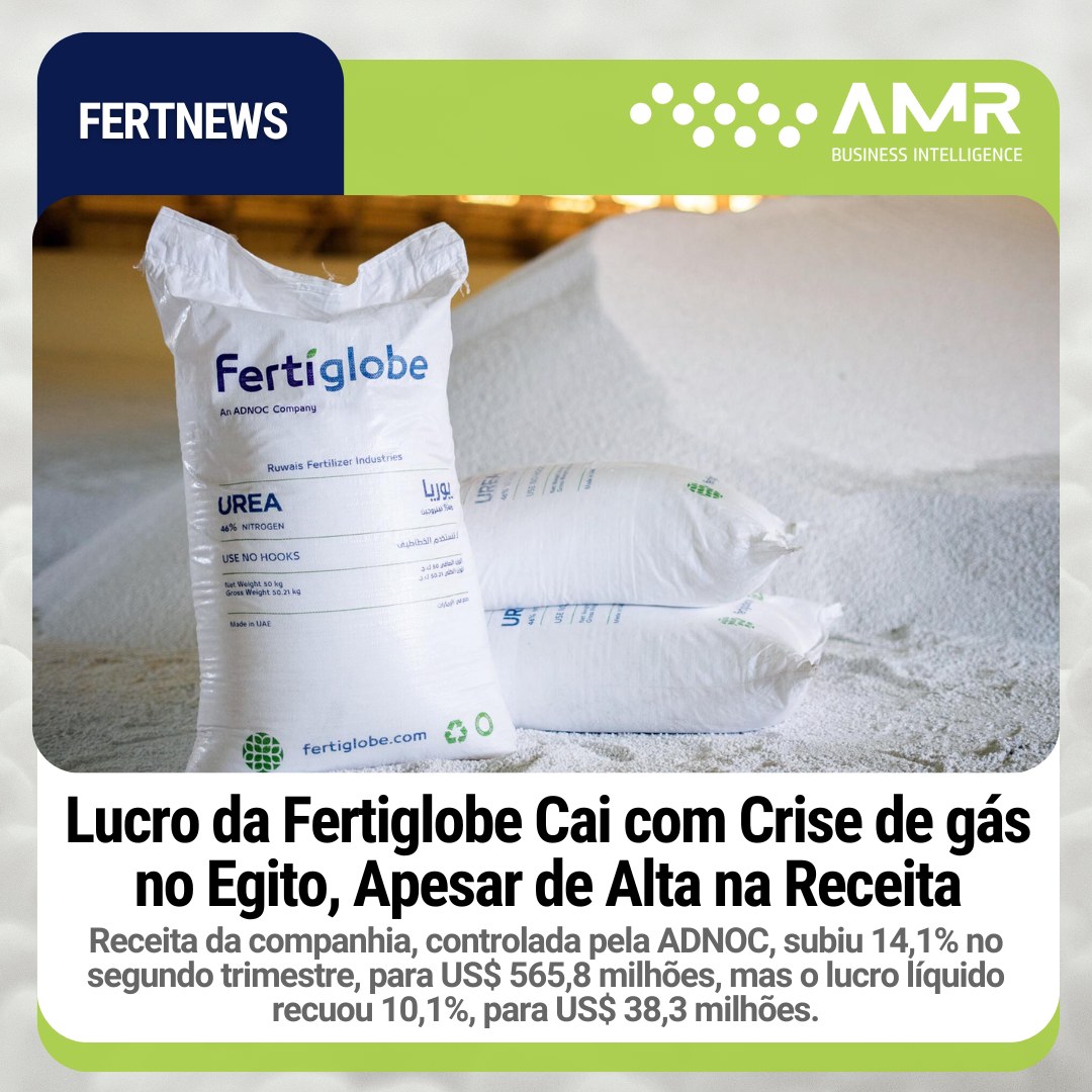 Capa da postagem Lucro da Fertiglobe Cai com Crise de Gás no Egito, Apesar de Alta na Receita