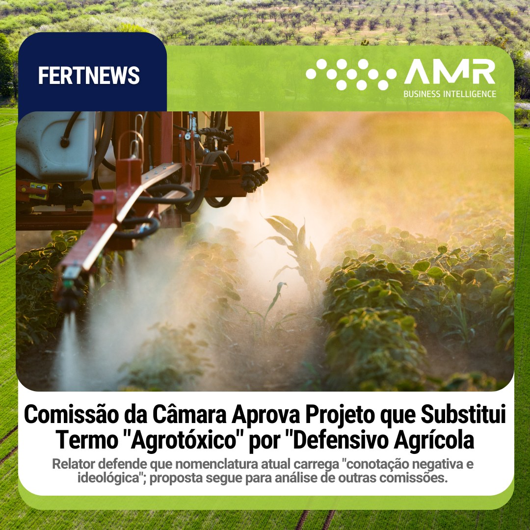 Capa da postagem Comissão da Câmara Aprova Projeto que Substitui Termo "Agrotóxico" por "Defensivo Agrícola