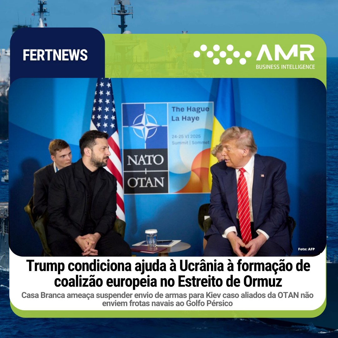 Capa da postagem Trump condiciona ajuda à Ucrânia à formação de coalizão europeia no Estreito de Ormuz