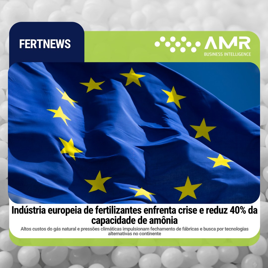 Capa da postagem Indústria europeia de fertilizantes enfrenta crise e reduz 40% da capacidade de amônia