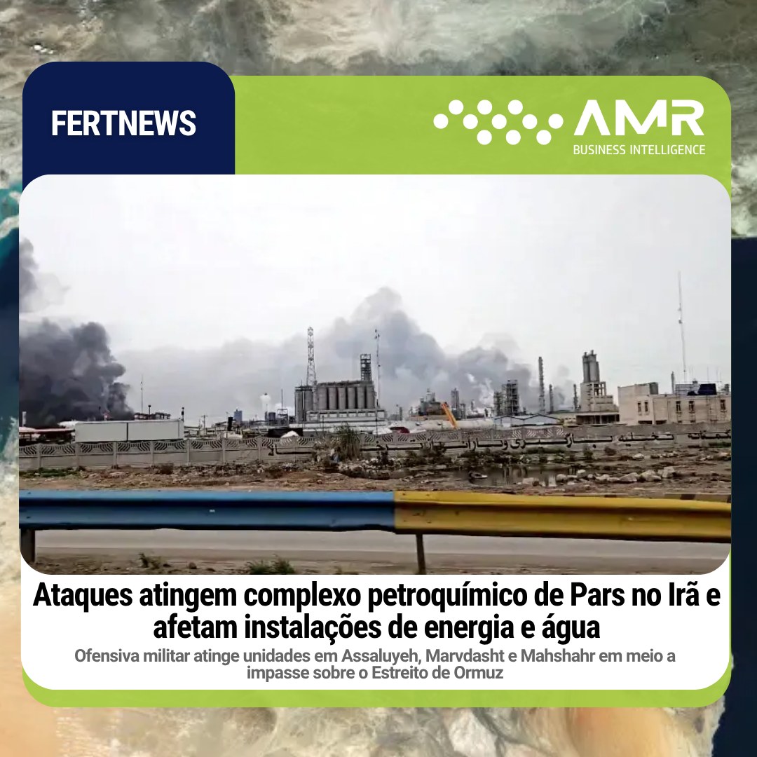 Capa da postagem Ataques atingem complexo petroquímico de Pars no Irã e afetam instalações de energia e água