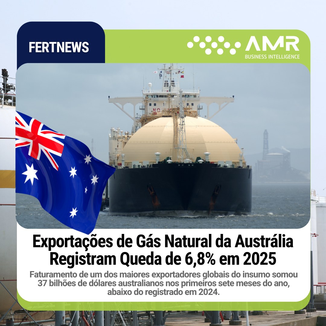 Capa da postagem Exportações de Gás Natural da Austrália Registram Queda de 6,8% em 2025