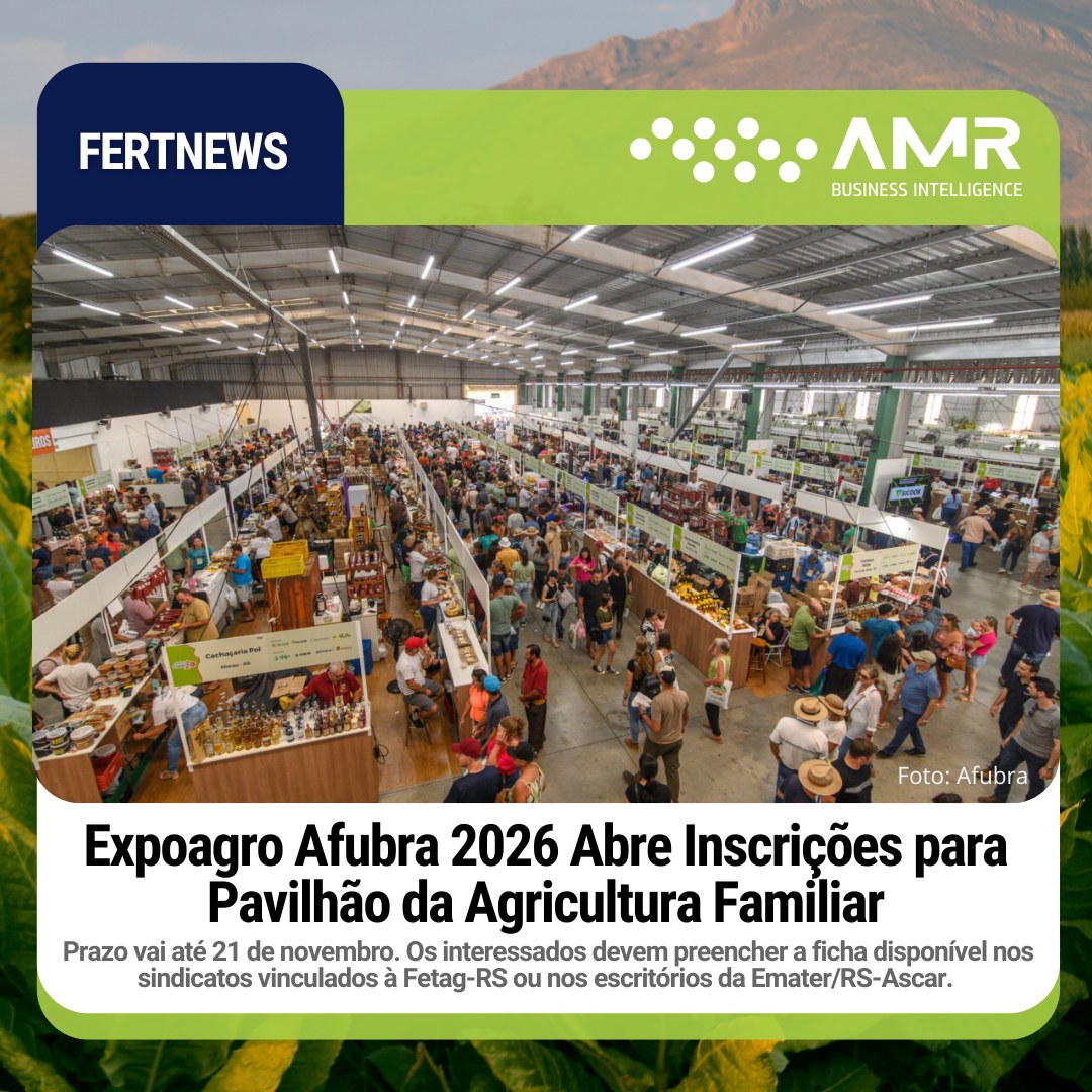 Capa da postagem Expoagro Afubra 2026 Abre Inscrições para Pavilhão da Agricultura Familiar
