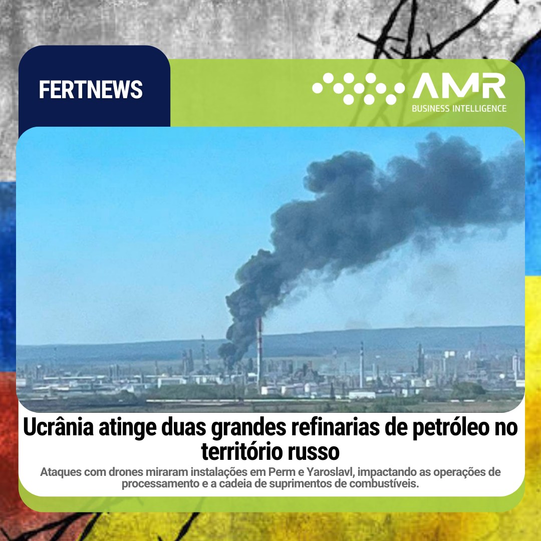 Capa da postagem Ucrânia atinge duas grandes refinarias de petróleo no território russo