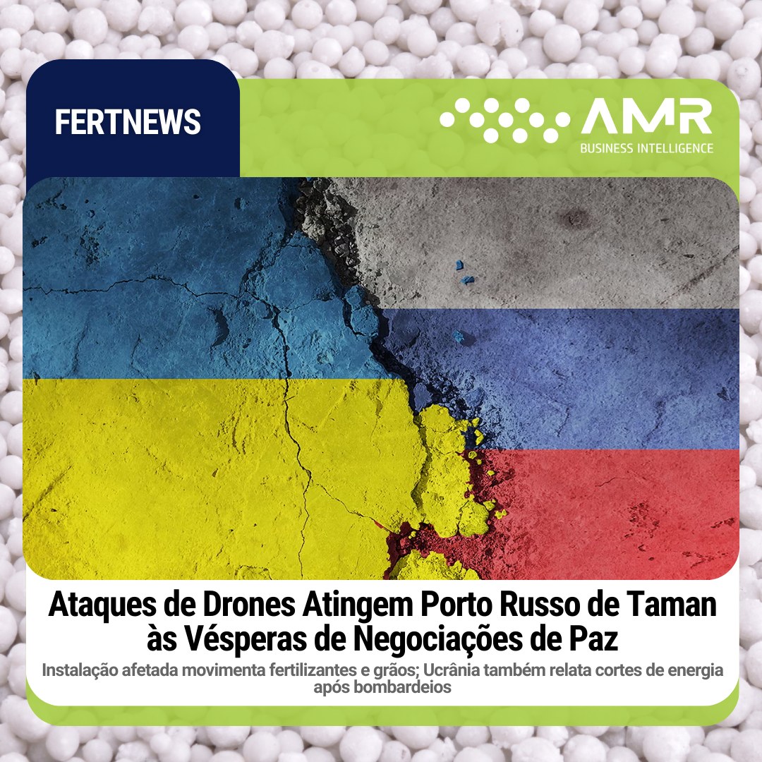 Capa da postagem Ataques de drones atingem porto russo de Taman às vésperas de negociações de paz