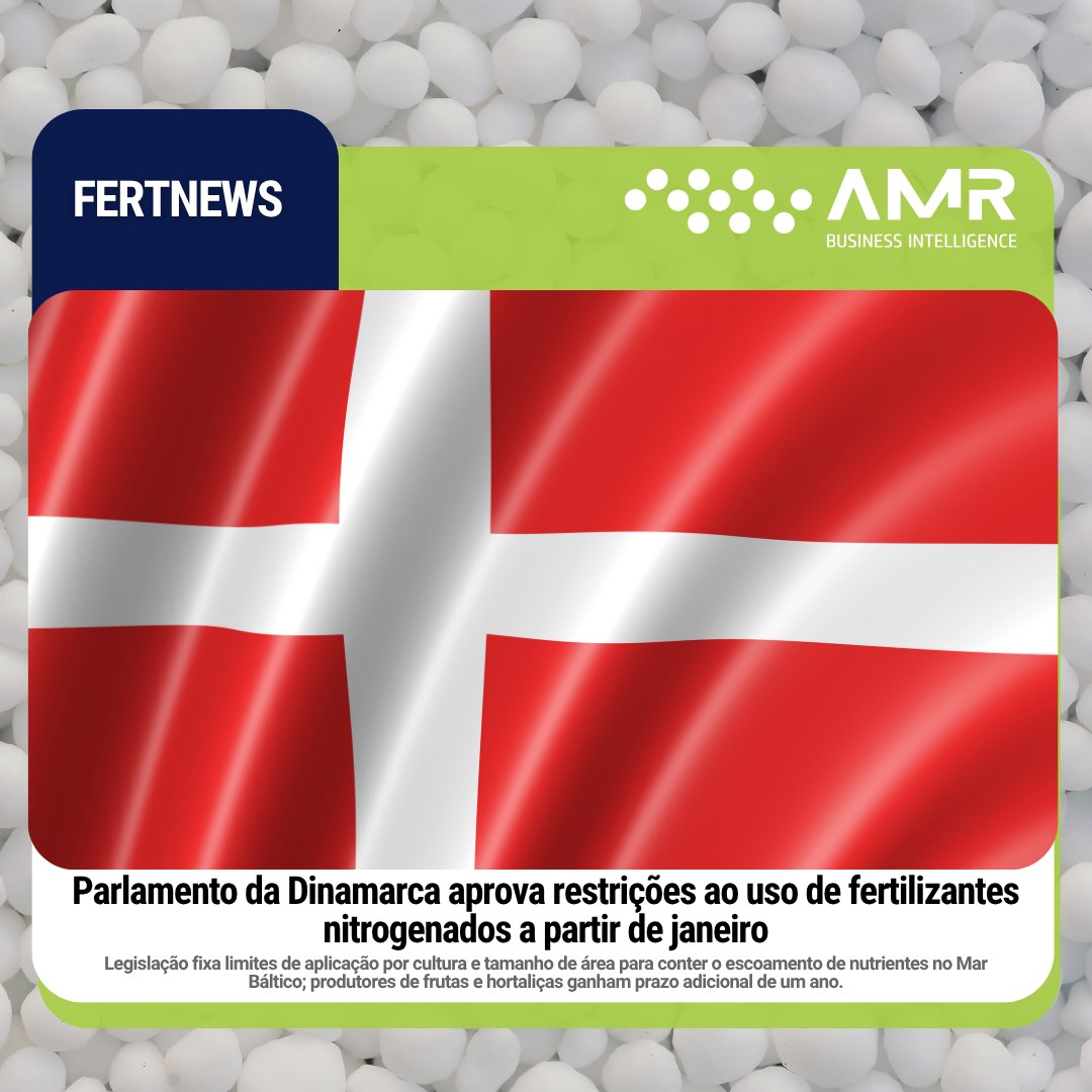 Capa da postagem Parlamento da Dinamarca aprova restrições ao uso de fertilizantes nitrogenados a partir de janeiro