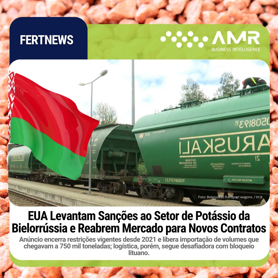 Capa da postagem EUA Levantam Sanções ao Setor de Potássio da Bielorrússia e Reabrem Mercado para Novos Contratos