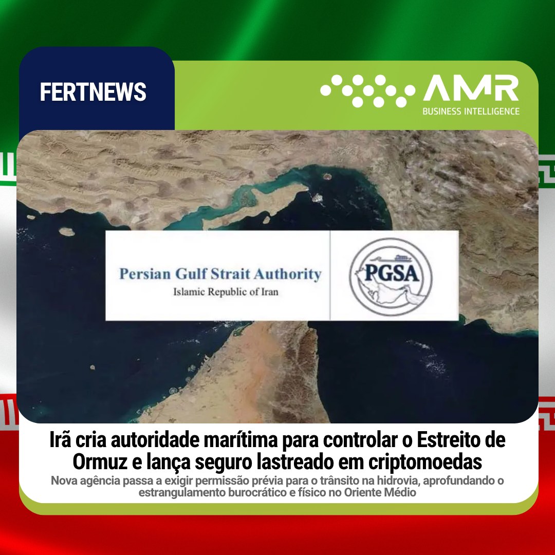 Capa da postagem Irã cria autoridade marítima para controlar o Estreito de Ormuz e lança seguro lastreado em criptomoedas