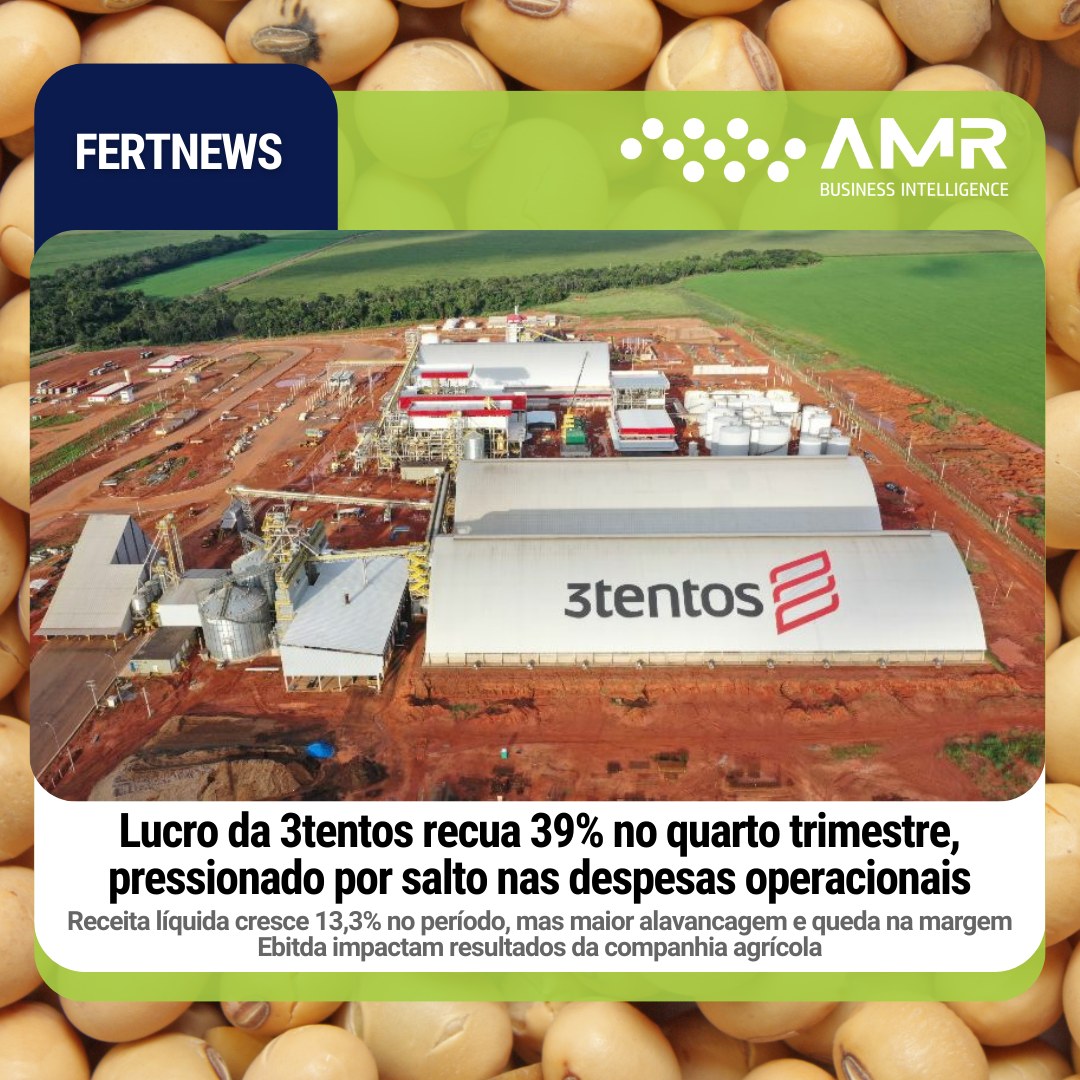 Capa da postagem Lucro da 3tentos recua 39% no quarto trimestre, pressionado por salto nas despesas operacionais