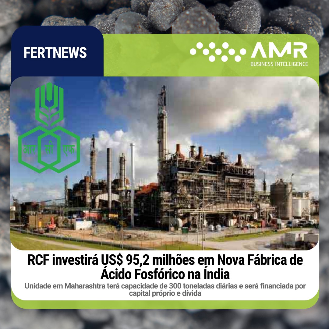 Capa da postagem RCF investirá US$ 95,2 milhões em Nova Fábrica de Ácido Fosfórico na Índia