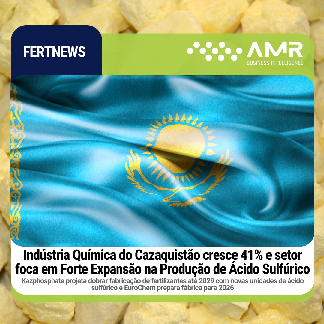 Capa da postagem Indústria Química do Cazaquistão cresce 41% e setor foca em Forte Expansão na Produção de Ácido Sulfúrico