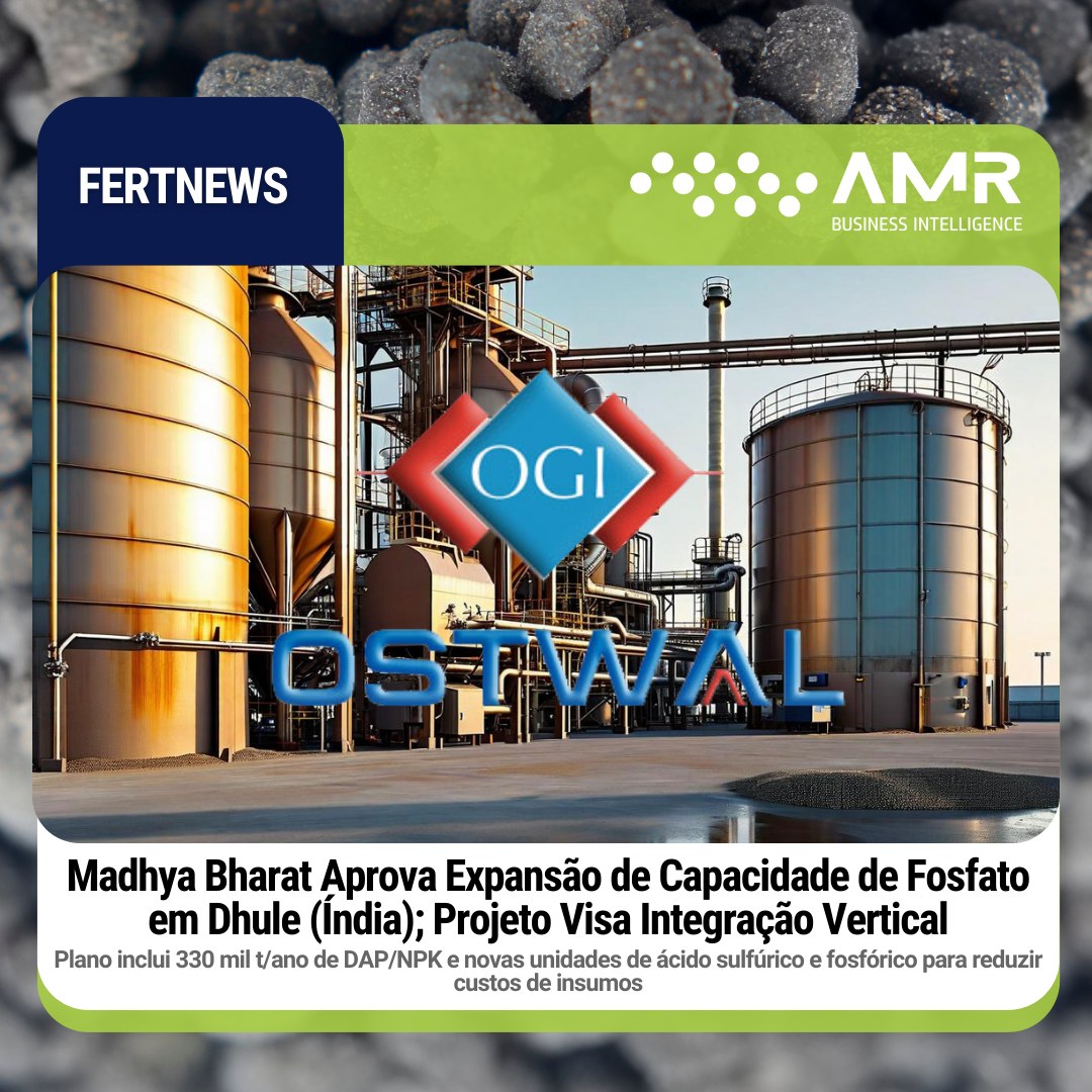 Capa da postagem Madhya Bharat Aprova Expansão de Capacidade de Fosfato em Dhule (Índia); Projeto Visa Integração Vertical