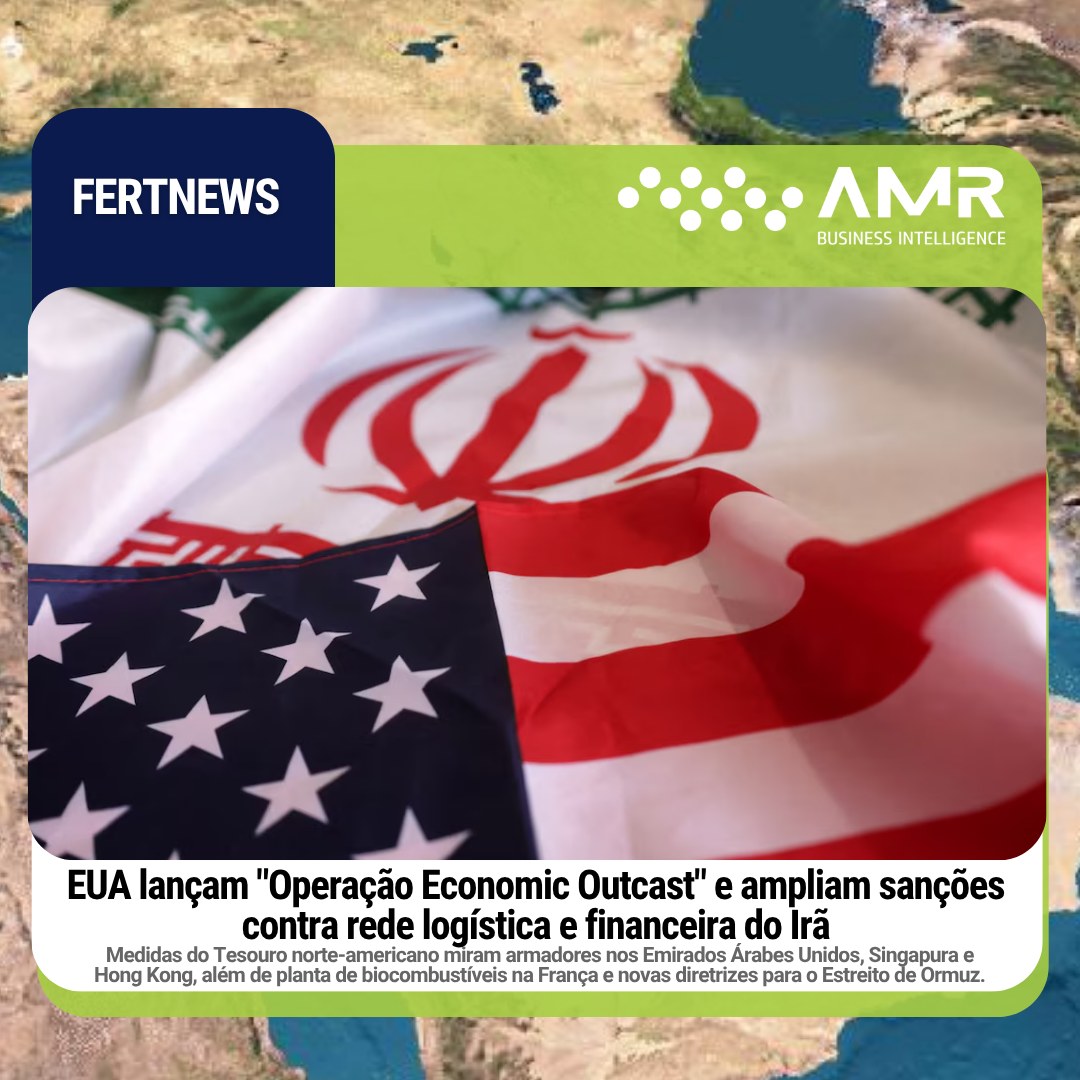 Capa da postagem EUA lançam "Operação Economic Outcast" e ampliam sanções contra rede logística e financeira do Irã