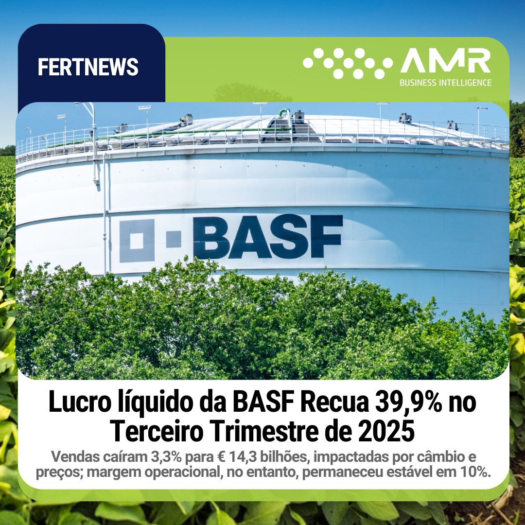 Capa da postagem Lucro líquido da BASF Recua 39,9% no Terceiro Trimestre de 2025