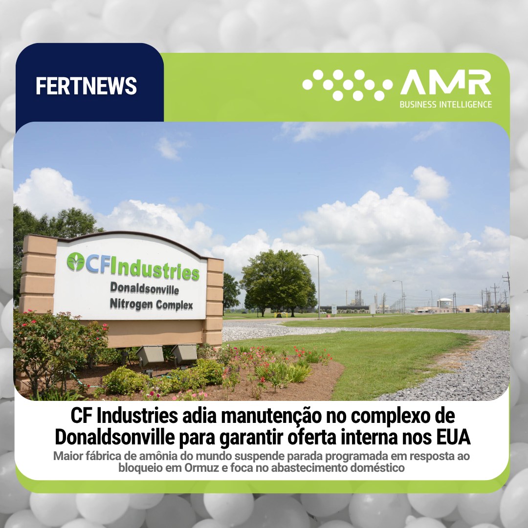 Capa da postagem CF Industries adia manutenção no complexo de Donaldsonville para garantir oferta interna nos EUA