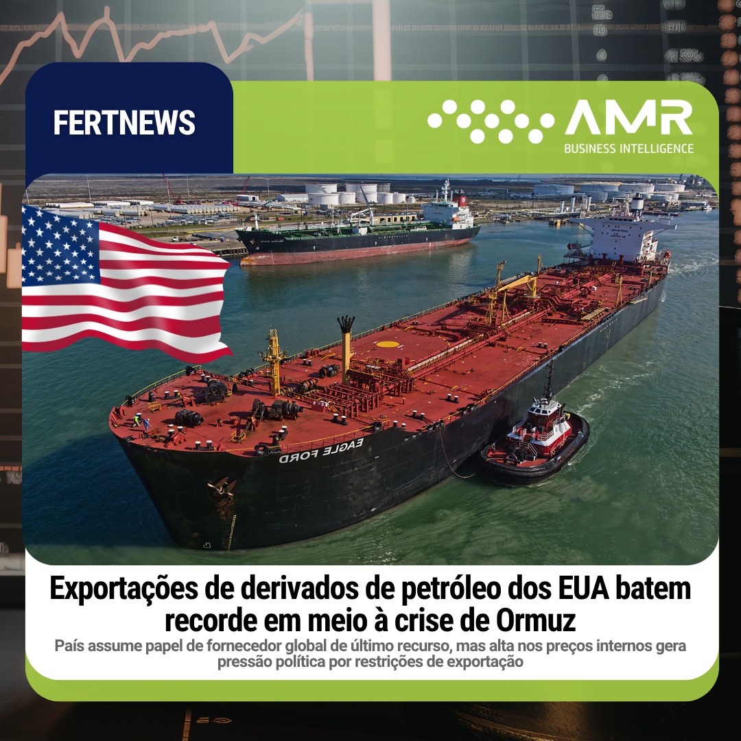Capa da postagem Exportações de derivados de petróleo dos EUA batem recorde em meio à crise de Ormuz