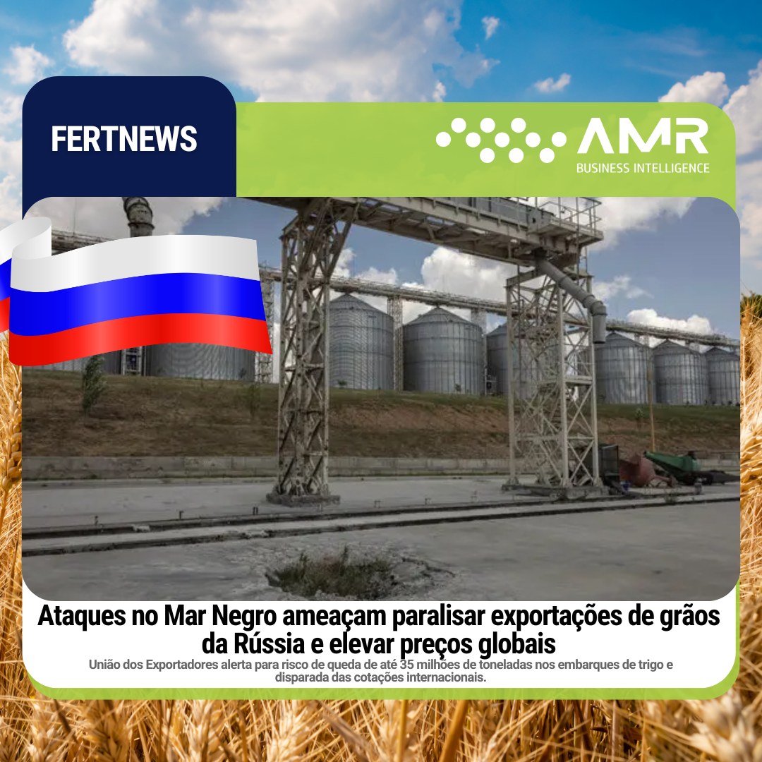Capa da postagem Ataques no Mar Negro ameaçam paralisar exportações de grãos da Rússia e elevar preços globais