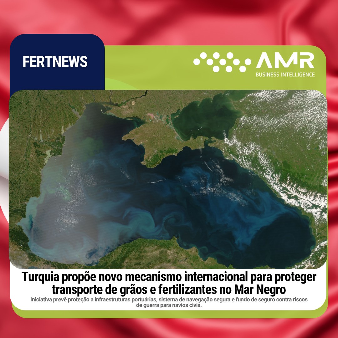 Capa da postagem Turquia propõe novo mecanismo internacional para proteger transporte de grãos e fertilizantes no Mar Negro