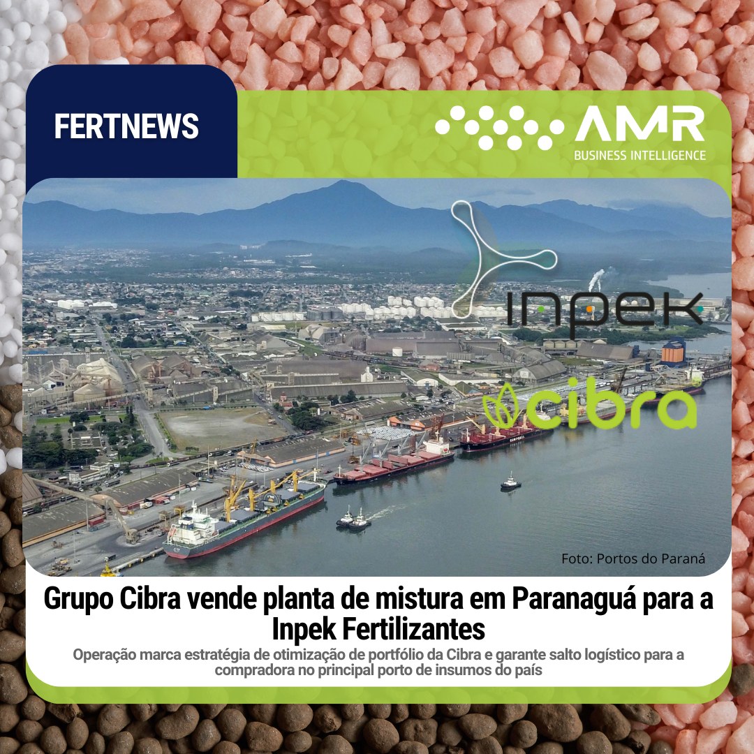 Capa da postagem Grupo Cibra vende planta de mistura em Paranaguá para a Inpek Fertilizantes