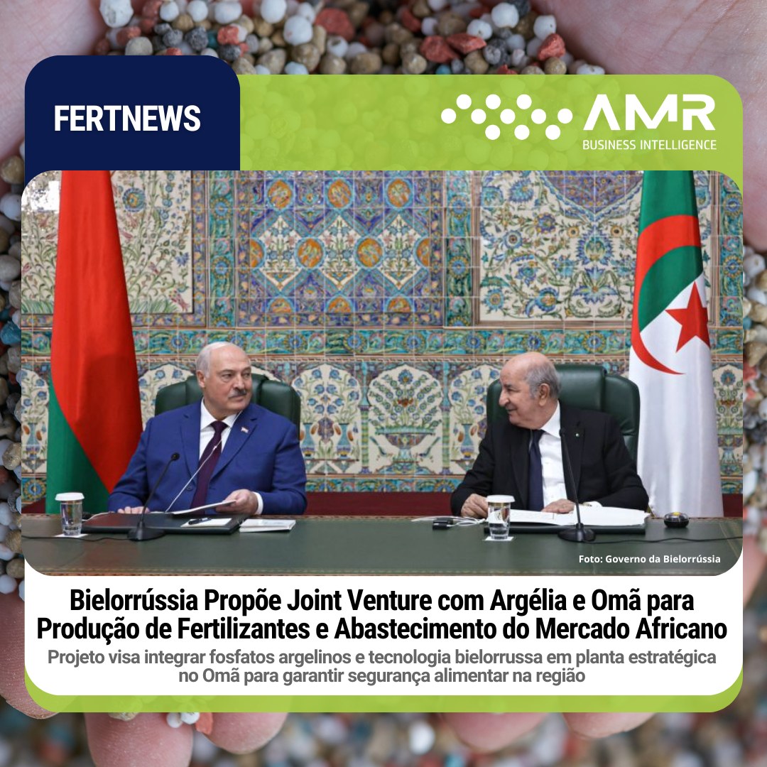 Capa da postagem Bielorrússia Propõe Joint Venture com Argélia e Omã para Produção de Fertilizantes e Abastecimento do Mercado Africano