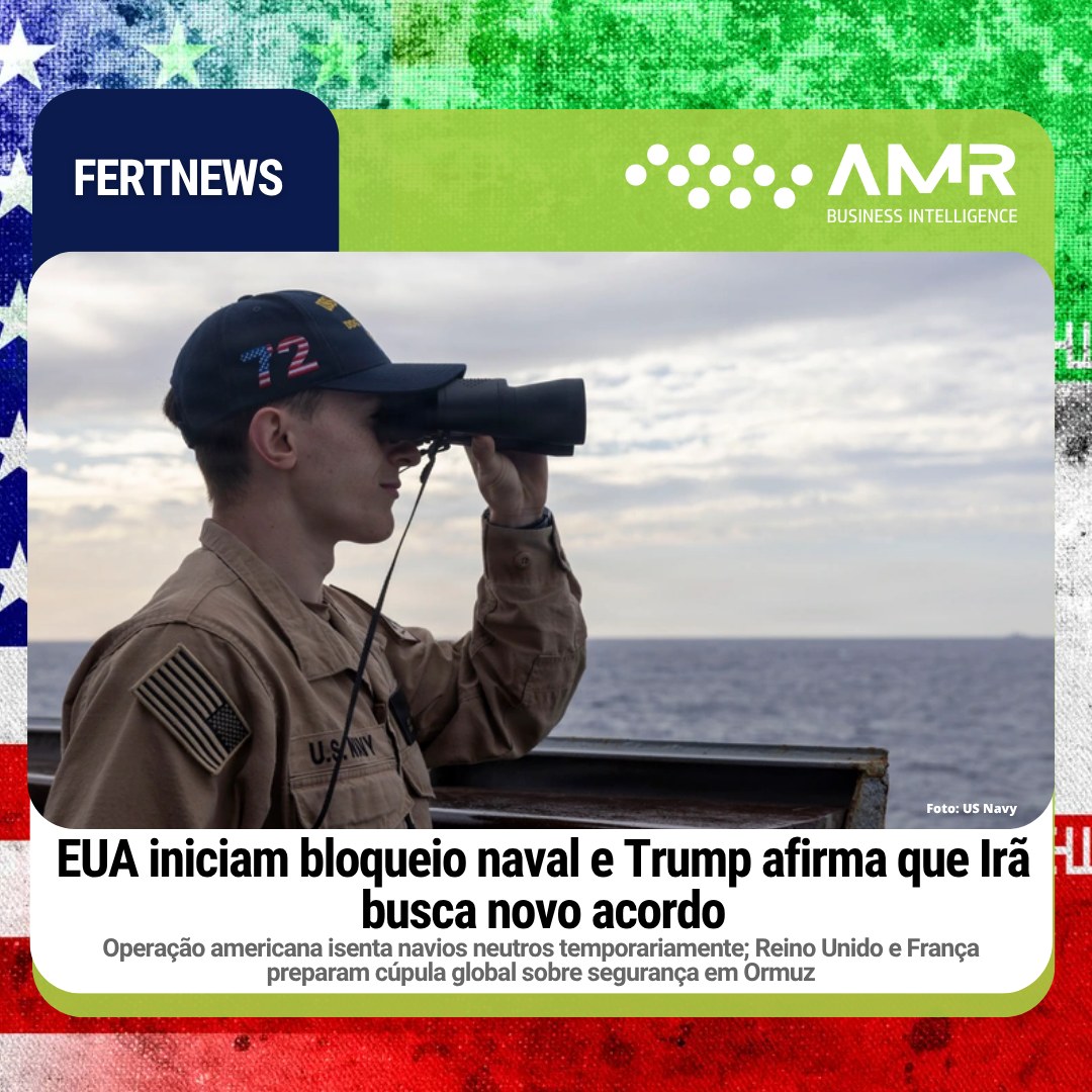 Capa da postagem EUA iniciam bloqueio naval e Trump afirma que Irã busca novo acordo