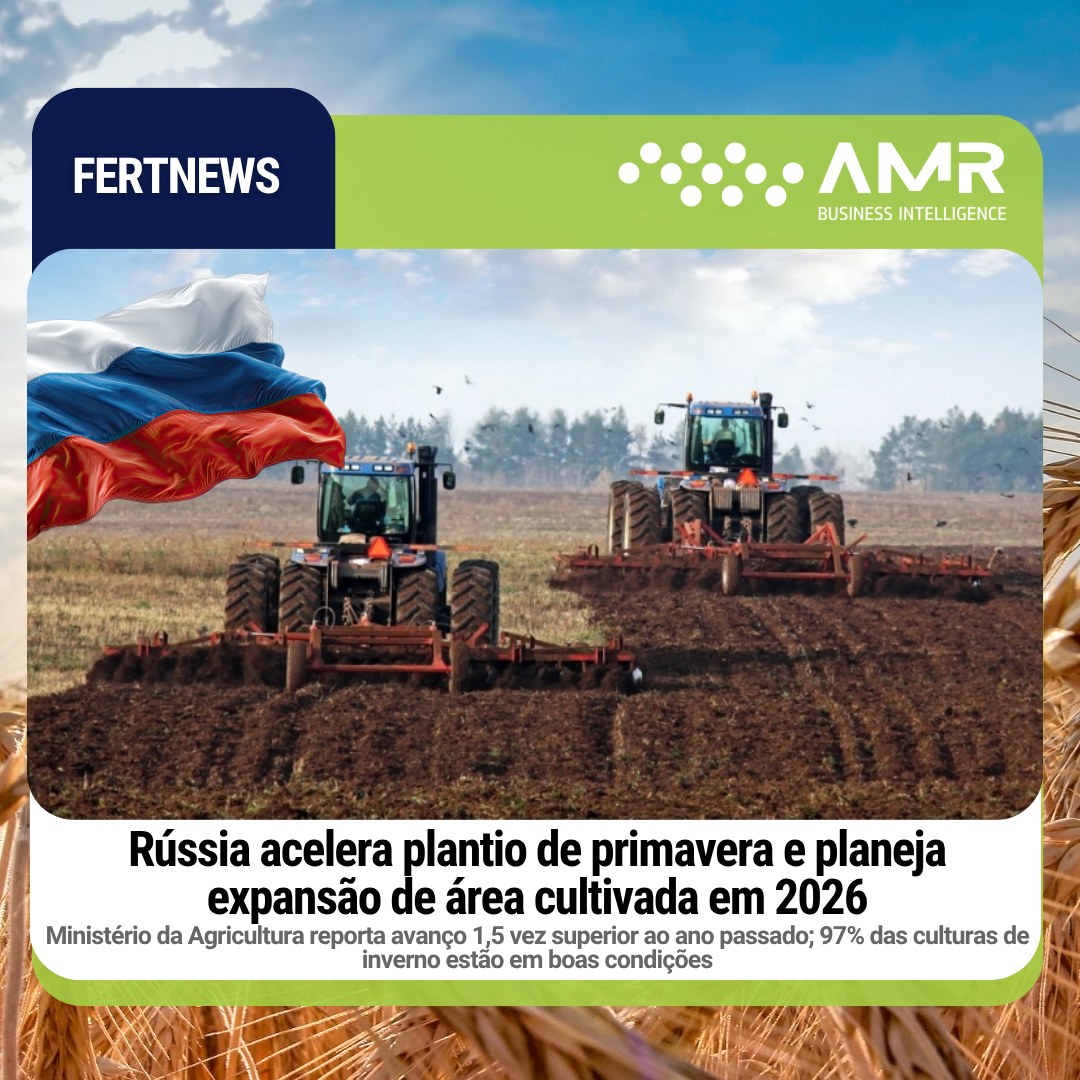 Capa da postagem Rússia acelera plantio de primavera e planeja expansão de área cultivada em 2026