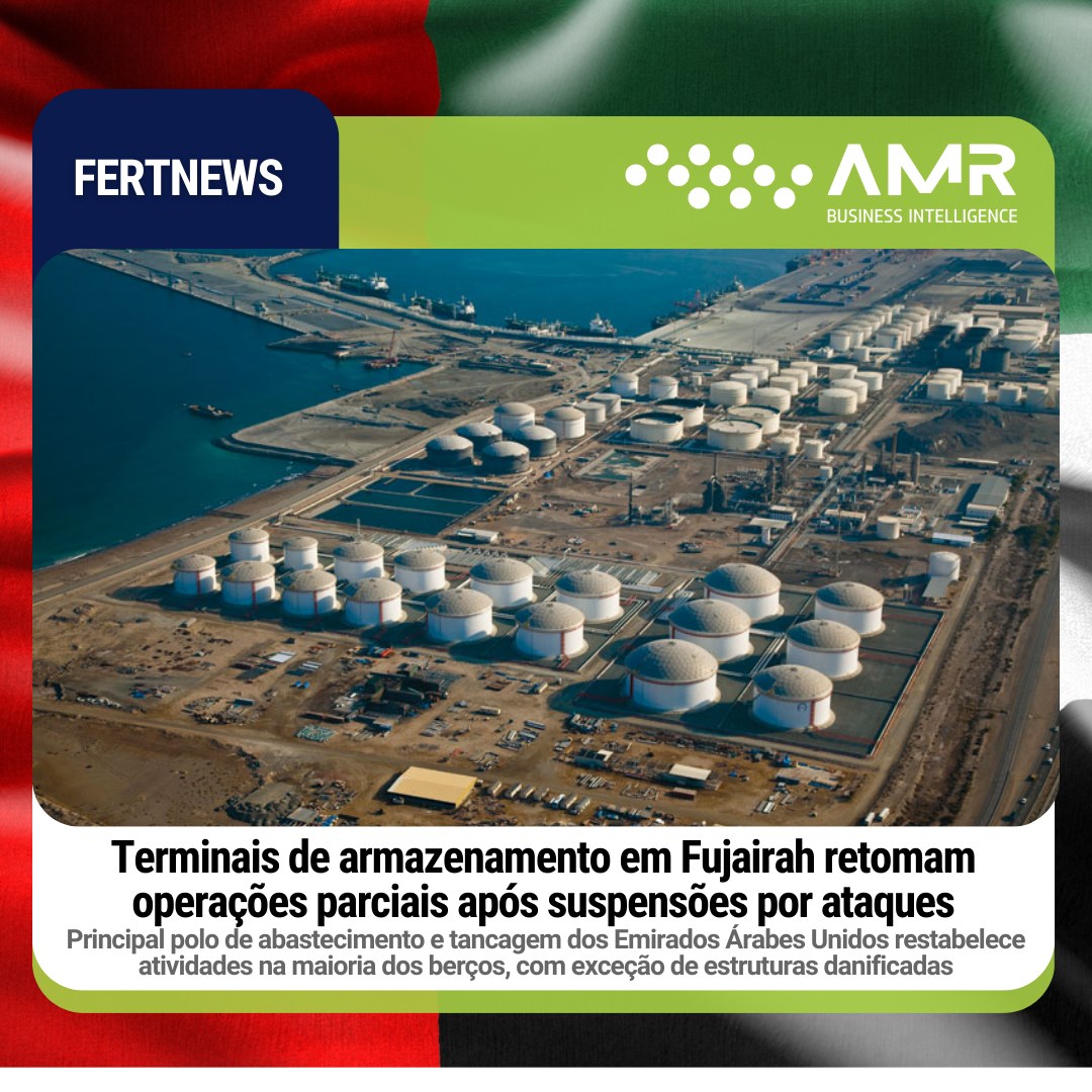 Capa da postagem Terminais de armazenamento em Fujairah retomam operações parciais após suspensões por ataques