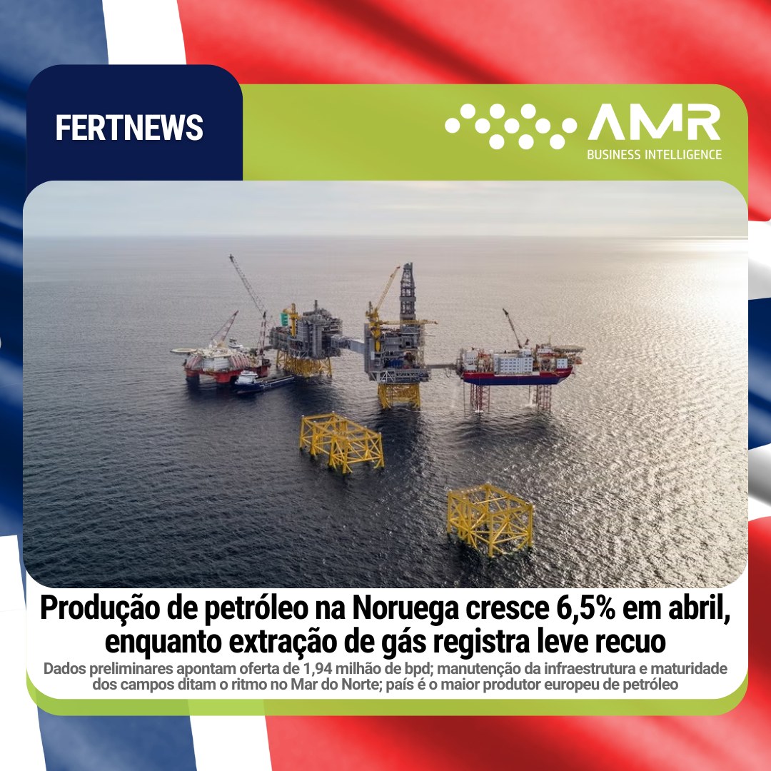 Capa da postagem Produção de petróleo na Noruega cresce 6,5% em abril, enquanto extração de gás registra leve recuo