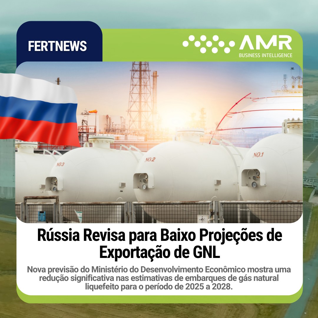 Capa da postagem Rússia Revisa para Baixo Projeções de Exportação de GNL