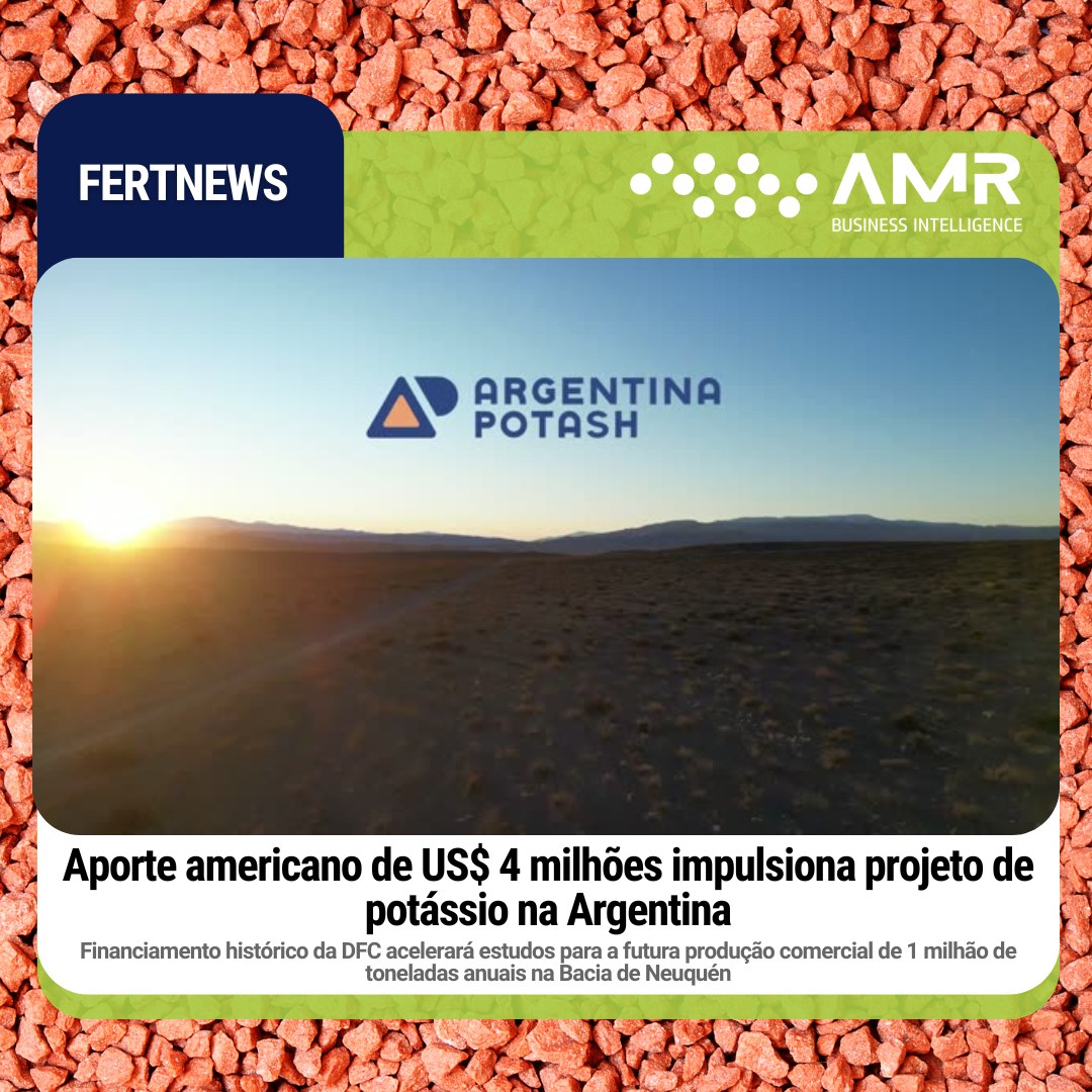 Capa da postagem Aporte americano de US$ 4 milhões impulsiona projeto de potássio na Argentina
