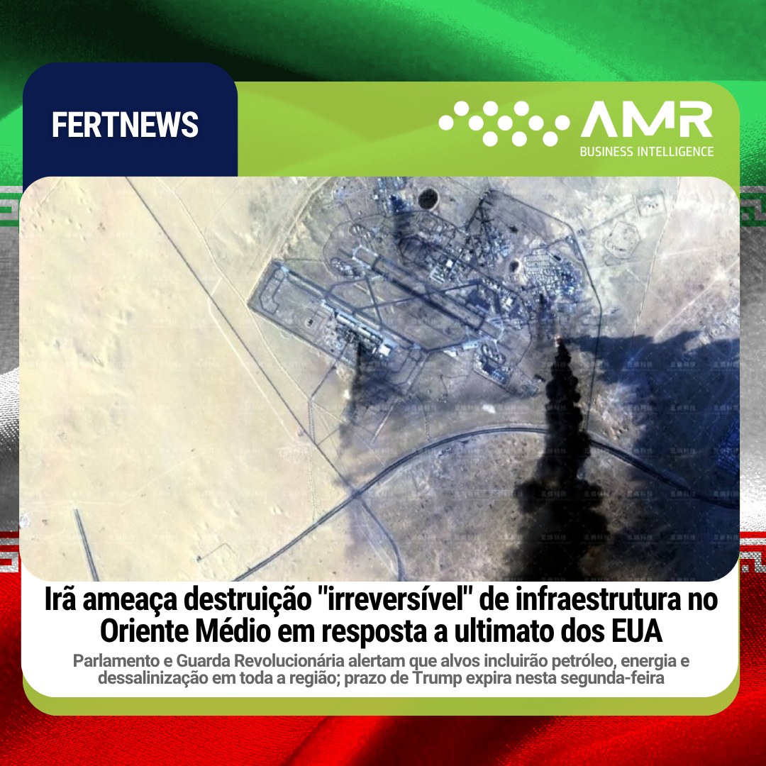 Capa da postagem Irã ameaça destruição "irreversível" de infraestrutura no Oriente Médio em resposta a ultimato dos EUA