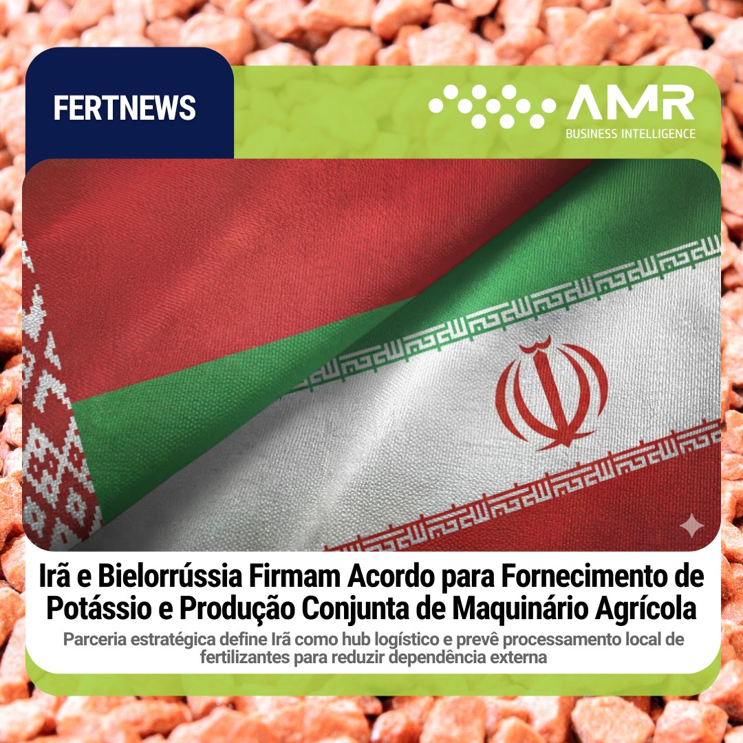 Capa da postagem Irã e Bielorrússia Firmam Acordo para Fornecimento de Potássio e Produção Conjunta de Maquinário Agrícola