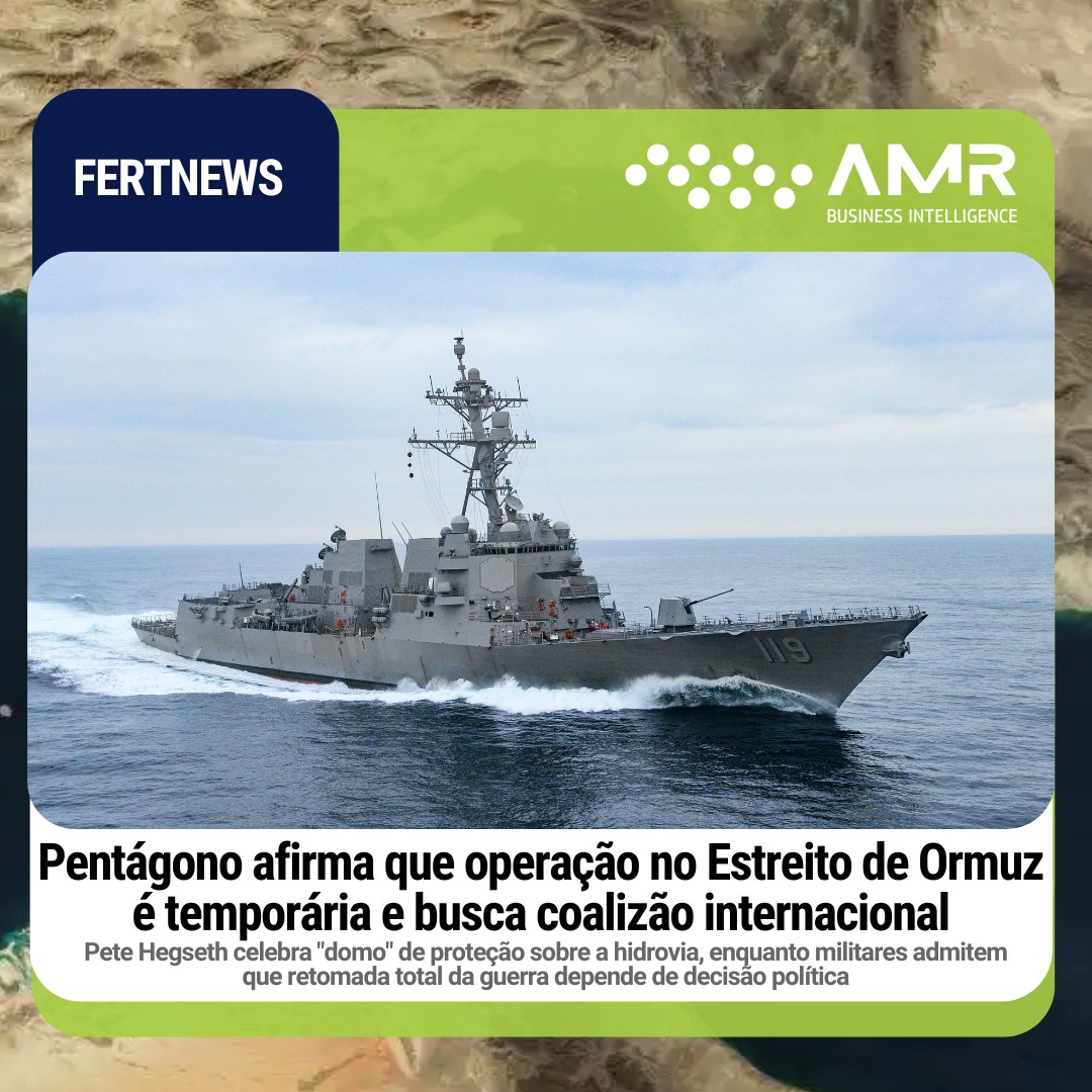 Capa da postagem Pentágono afirma que operação no Estreito de Ormuz é temporária e busca coalizão internacional