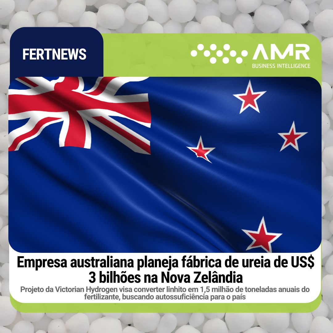 Capa da postagem Empresa australiana planeja fábrica de ureia de US$ 3 bilhões na Nova Zelândia