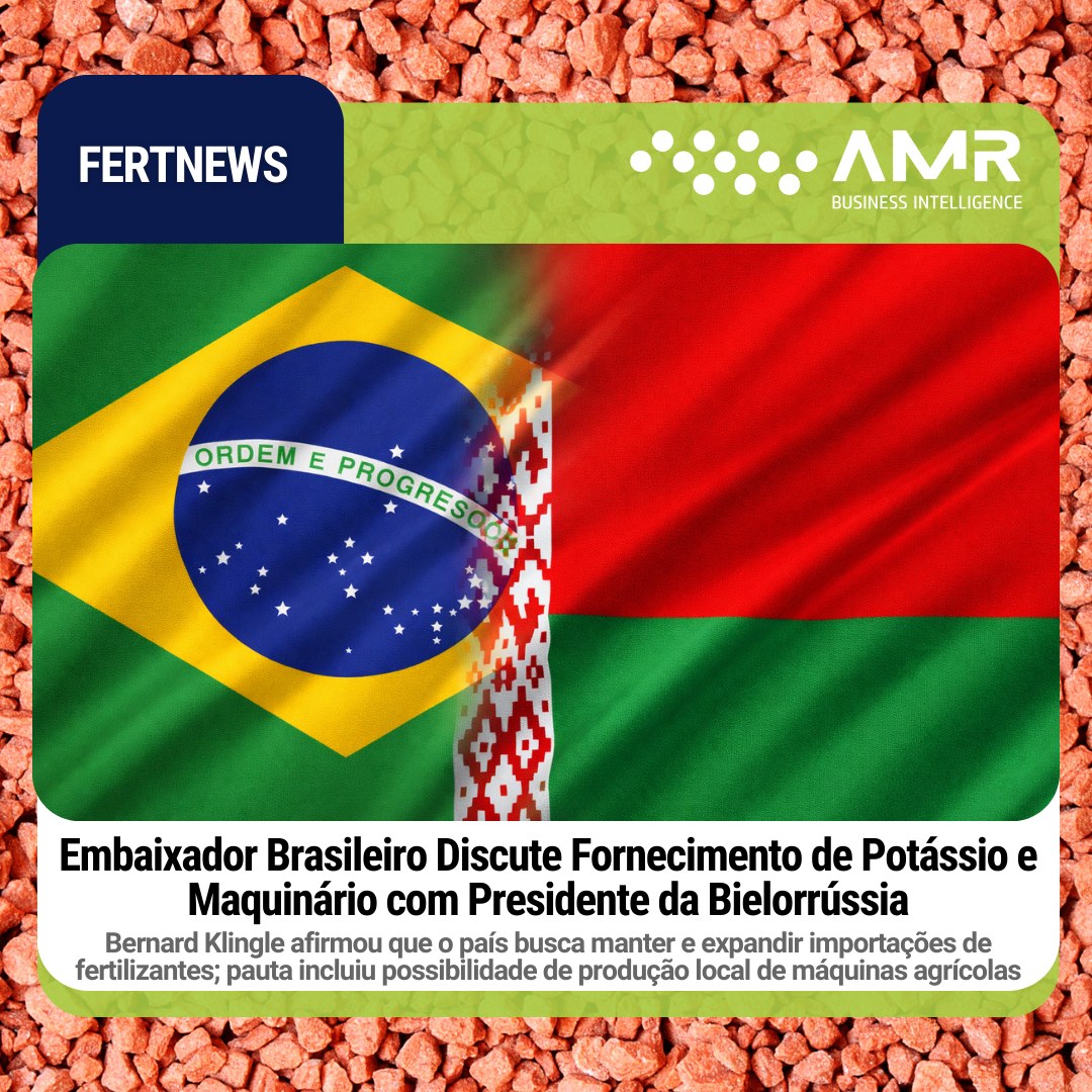 Capa da postagem Embaixador Brasileiro Discute Fornecimento de Potássio e Maquinário com Presidente da Bielorrússia