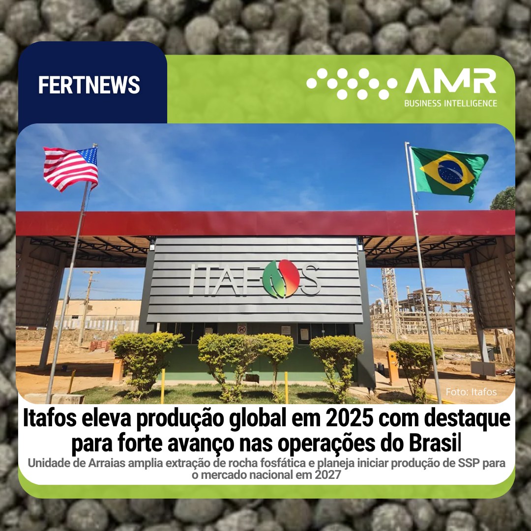 Capa da postagem Itafos eleva produção global em 2025 com destaque para forte avanço nas operações do Brasil