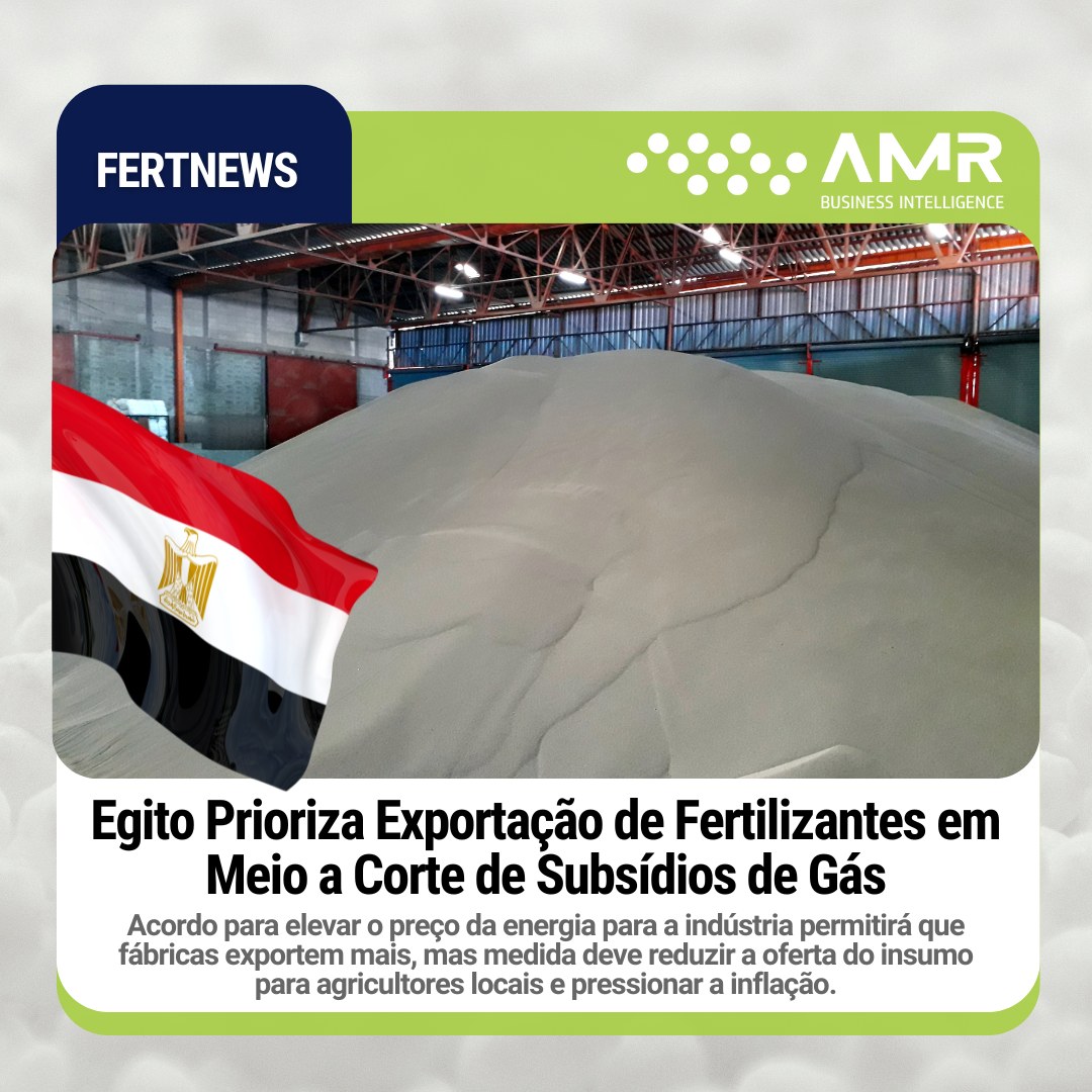 Capa da postagem Egito Prioriza Exportação de Fertilizantes em Meio a Corte de Subsídios de Gás