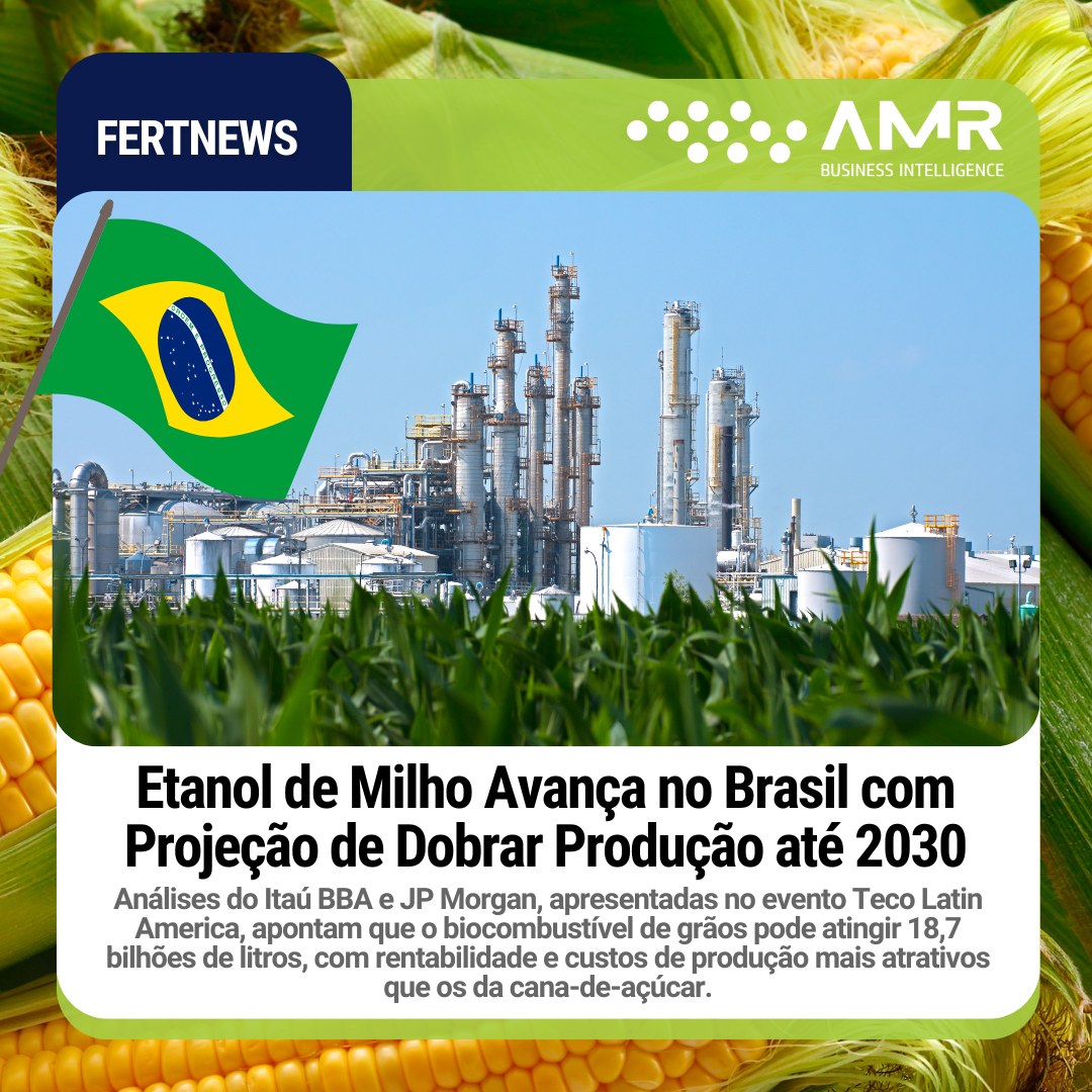 Capa da postagem Etanol de Milho Avança no Brasil com Projeção de Dobrar Produção até 2030