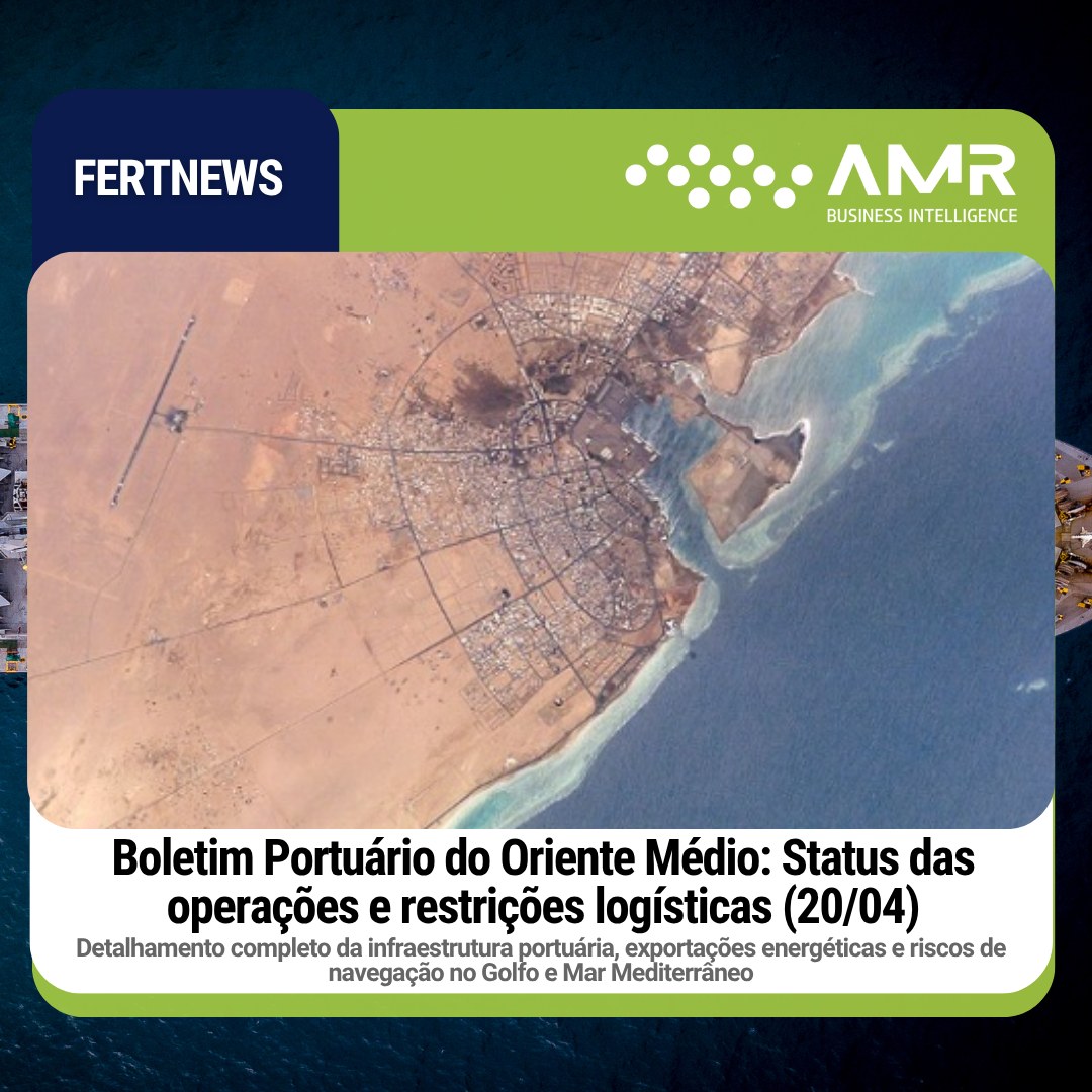 Capa da postagem Boletim Portuário do Oriente Médio: Status das operações e restrições logísticas (20/04)