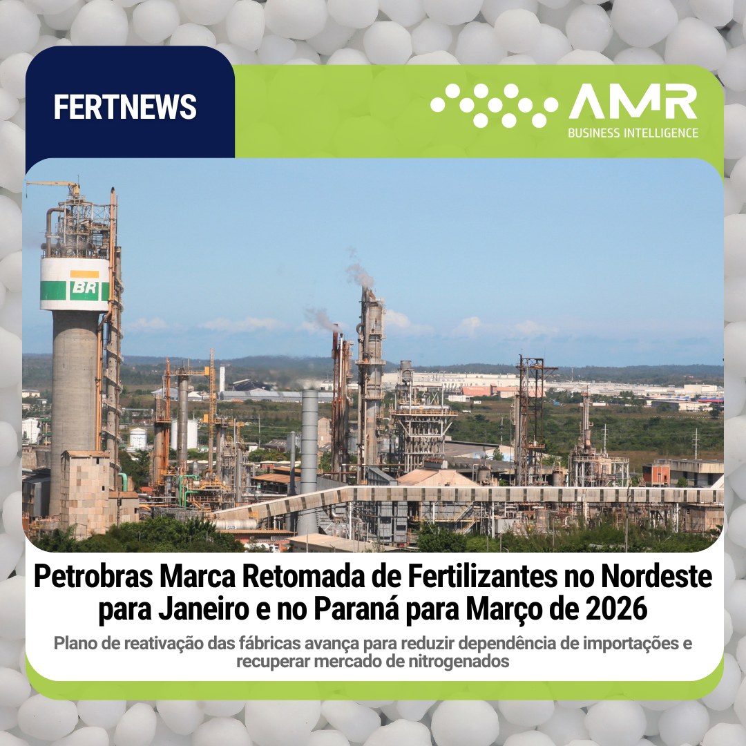 Capa da postagem Petrobras Marca Retomada de Fertilizantes no Nordeste para Janeiro e no Paraná para Março de 2026