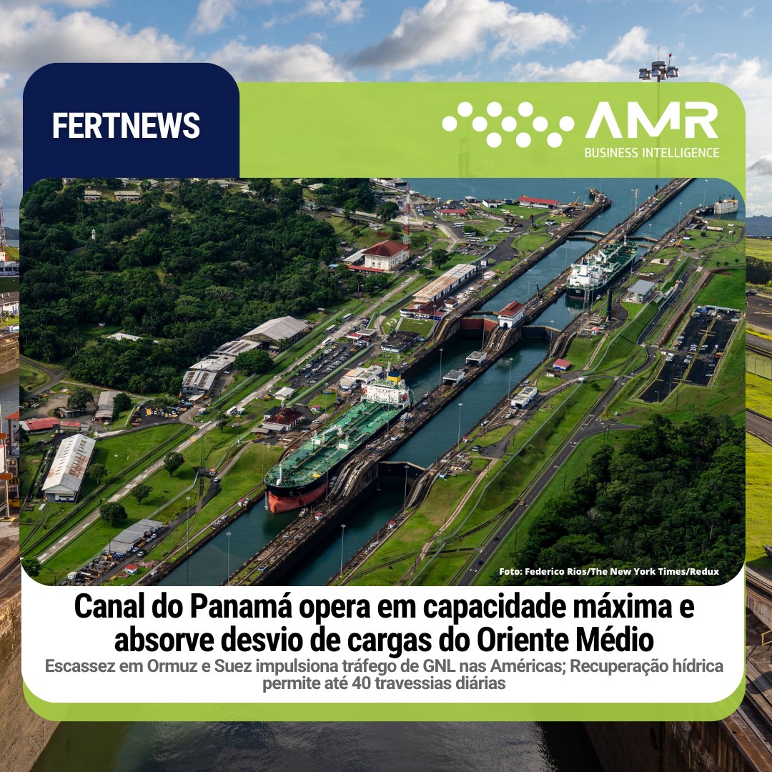 Capa da postagem Canal do Panamá opera em capacidade máxima e absorve desvio de cargas do Oriente Médio