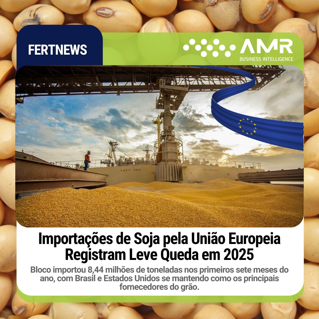 Capa da postagem Importações de Soja pela União Europeia Registram Leve Queda em 2025