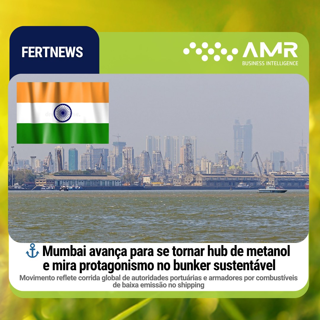Capa da postagem ⚓ Mumbai avança para se tornar hub de metanol e mira protagonismo no bunker sustentável