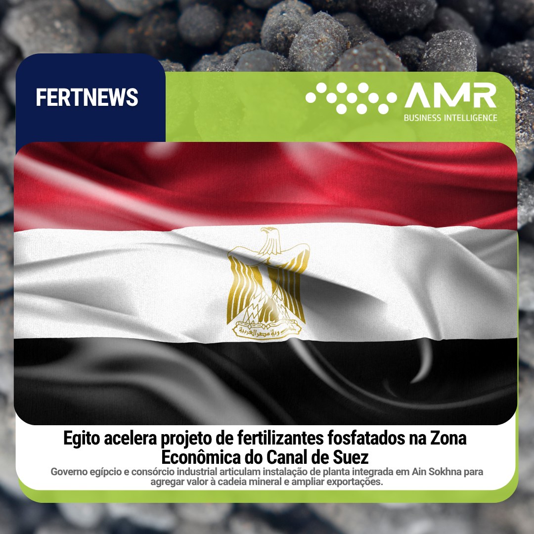 Capa da postagem Egito acelera projeto de fertilizantes fosfatados na Zona Econômica do Canal de Suez