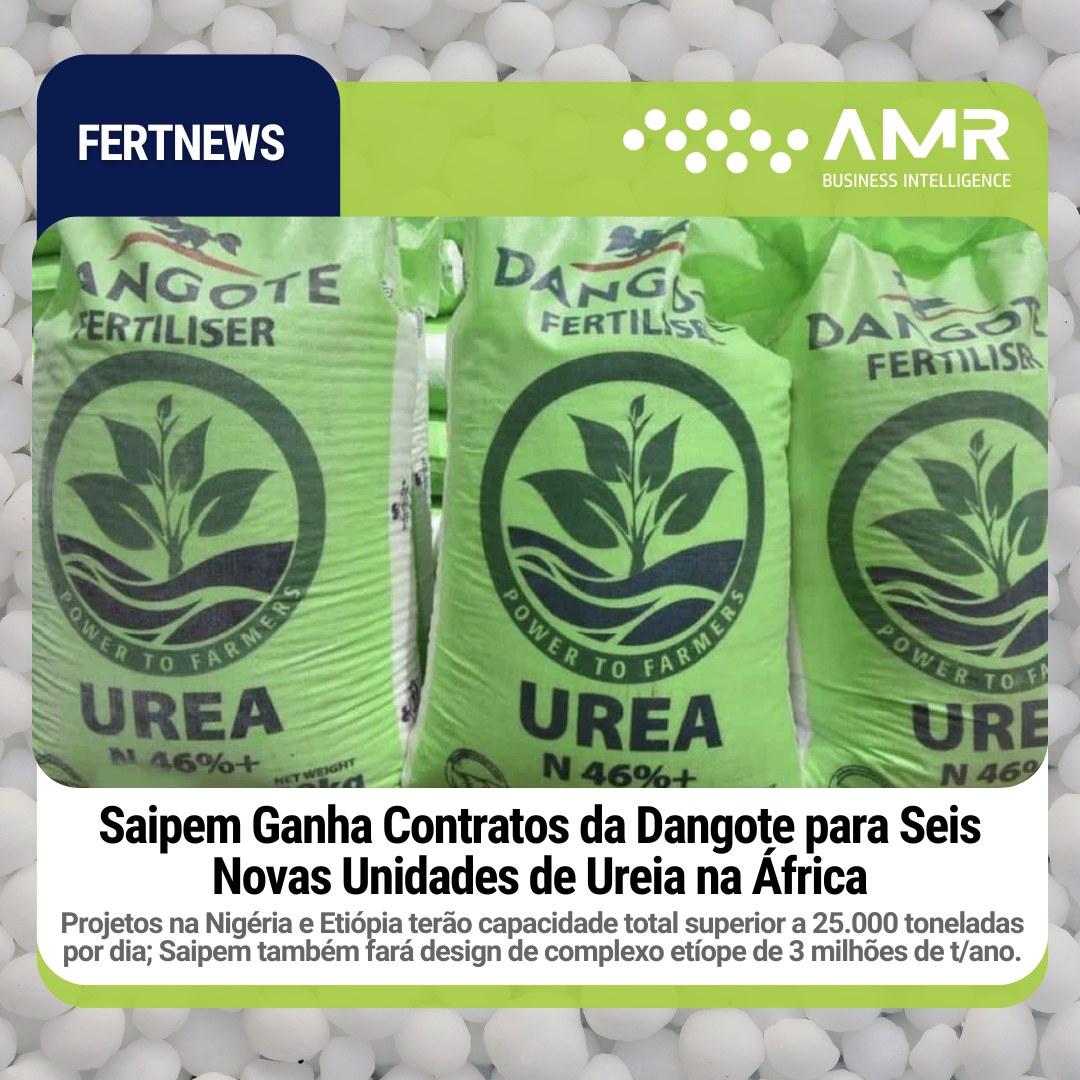 Capa da postagem Saipem Ganha Contratos da Dangote para Seis Novas Unidades de Ureia na África