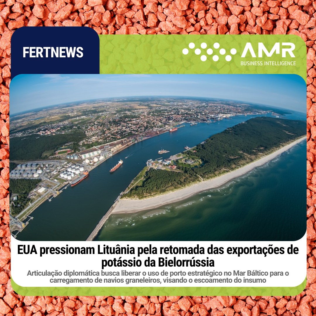 Capa da postagem EUA pressionam Lituânia pela retomada das exportações de potássio da Bielorrússia