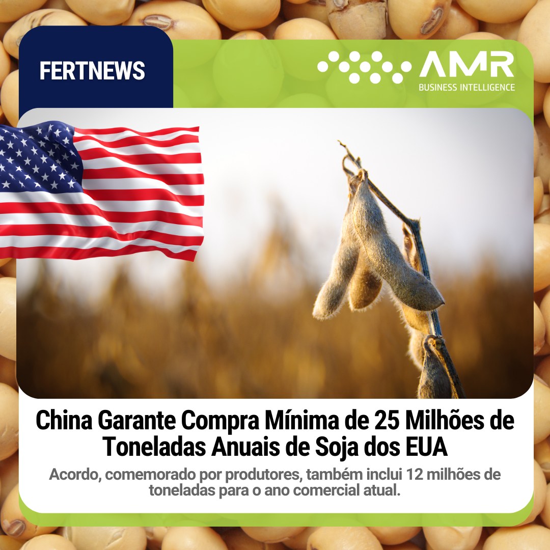 Capa da postagem China Garante Compra Mínima de 25 Milhões de Toneladas Anuais de Soja dos EUA